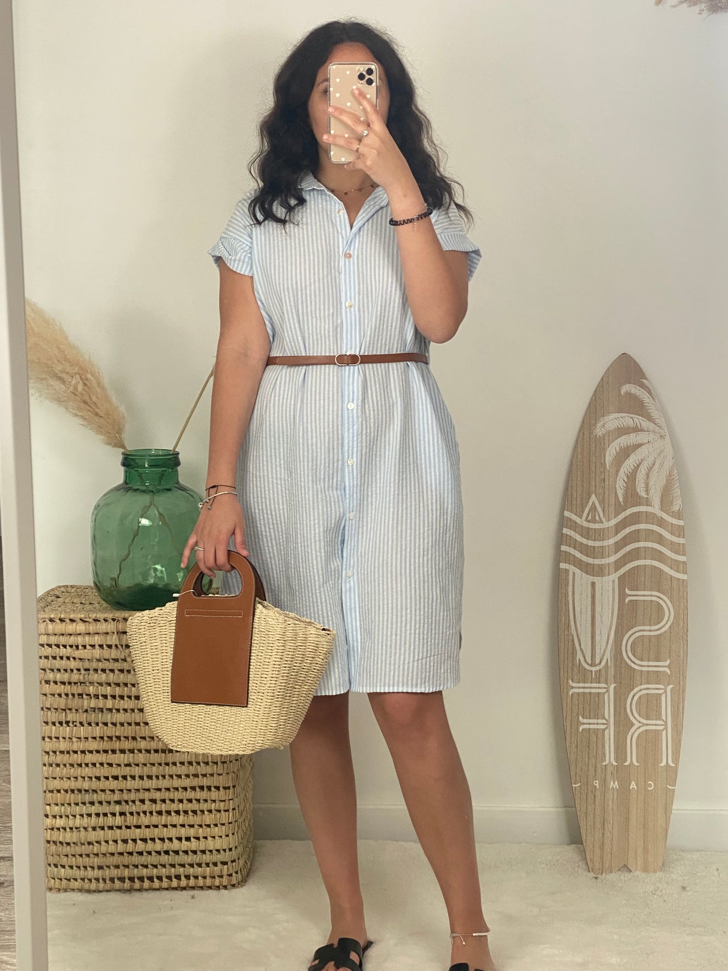 Robe à rayure- ST TROPEZ