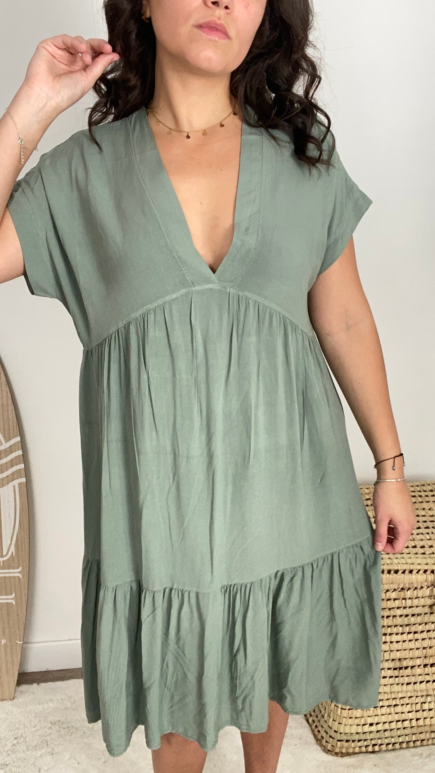 Robe Kaki - MARGOT (IMPARFAIT)