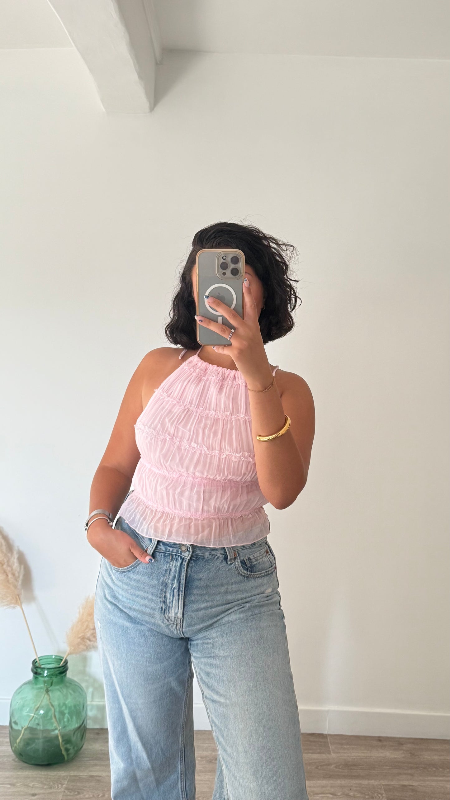 Top dos nu rose - JENNA