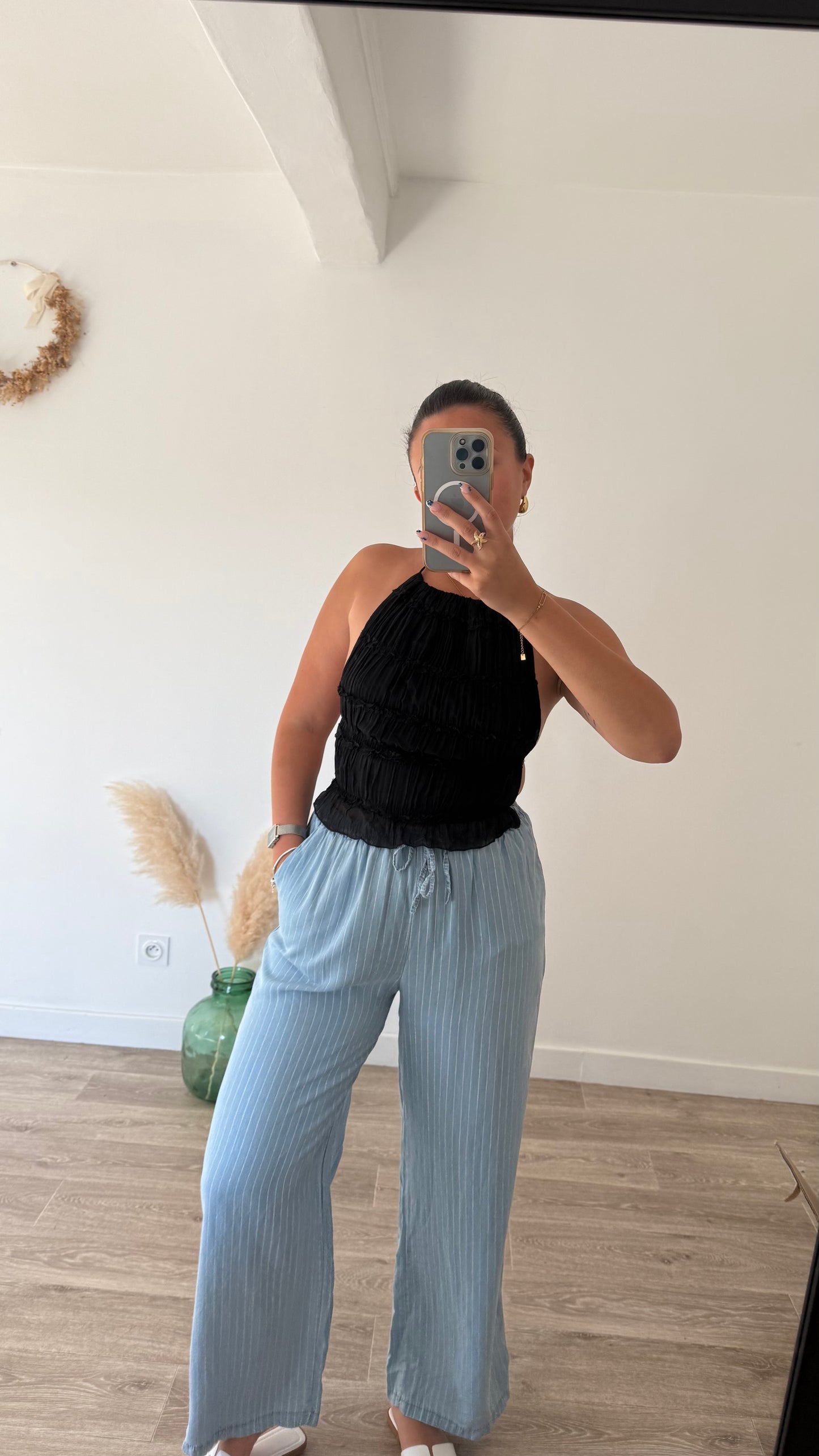 Top dos nu noir - JENNA