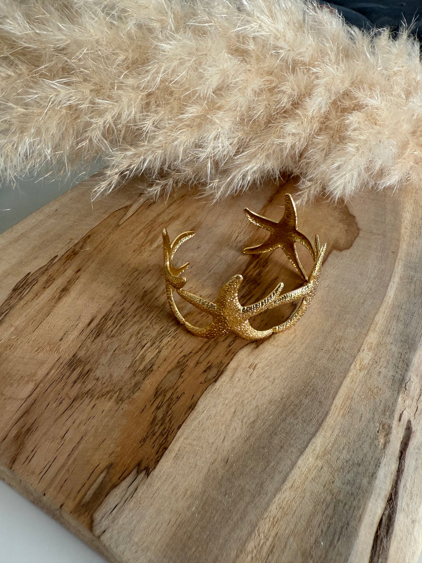 Manchette doré ETOILE DE MER