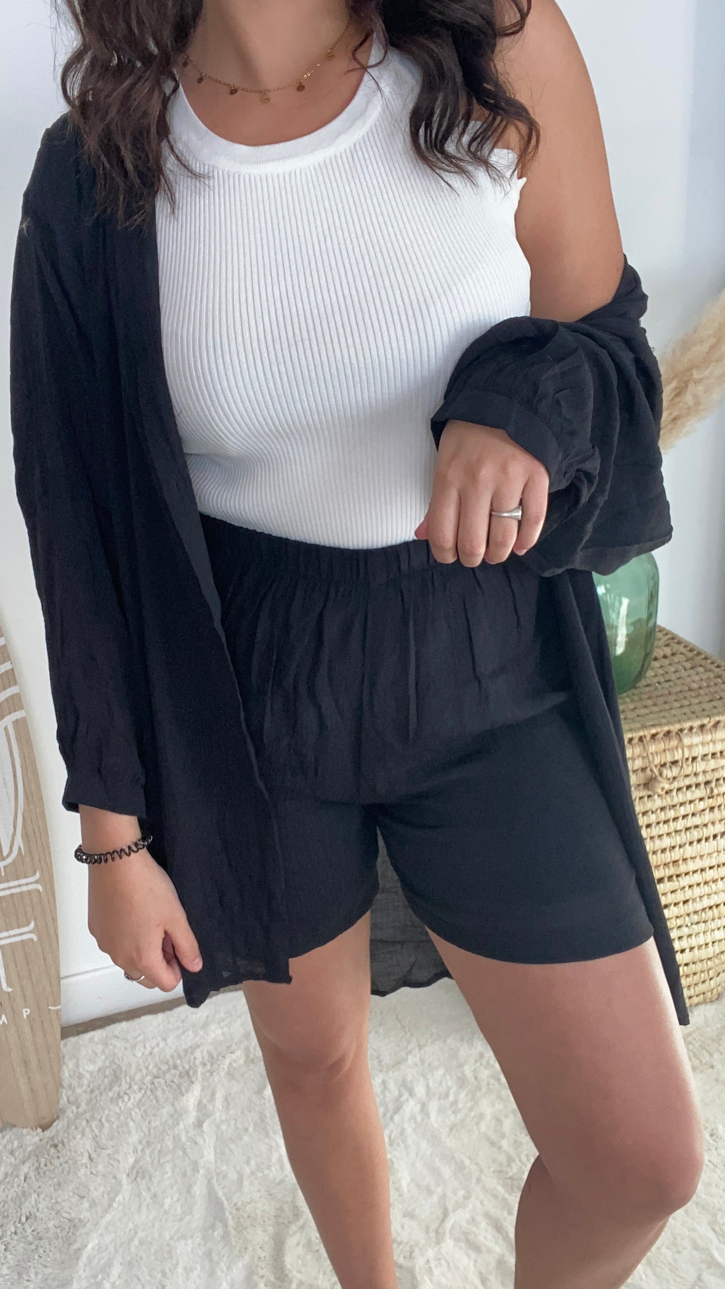 Ensemble short + chemise- KAMILA