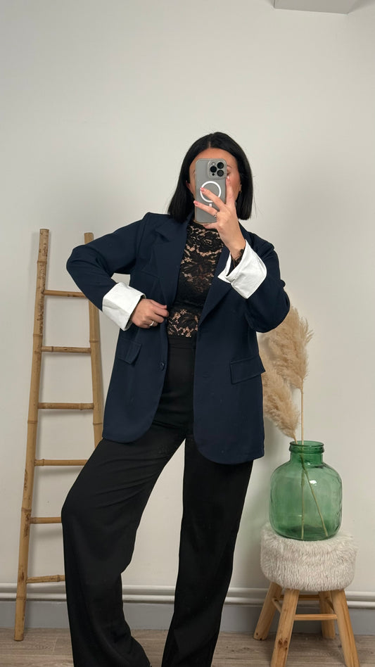 Blazer bleu marine - CASSANDRE
