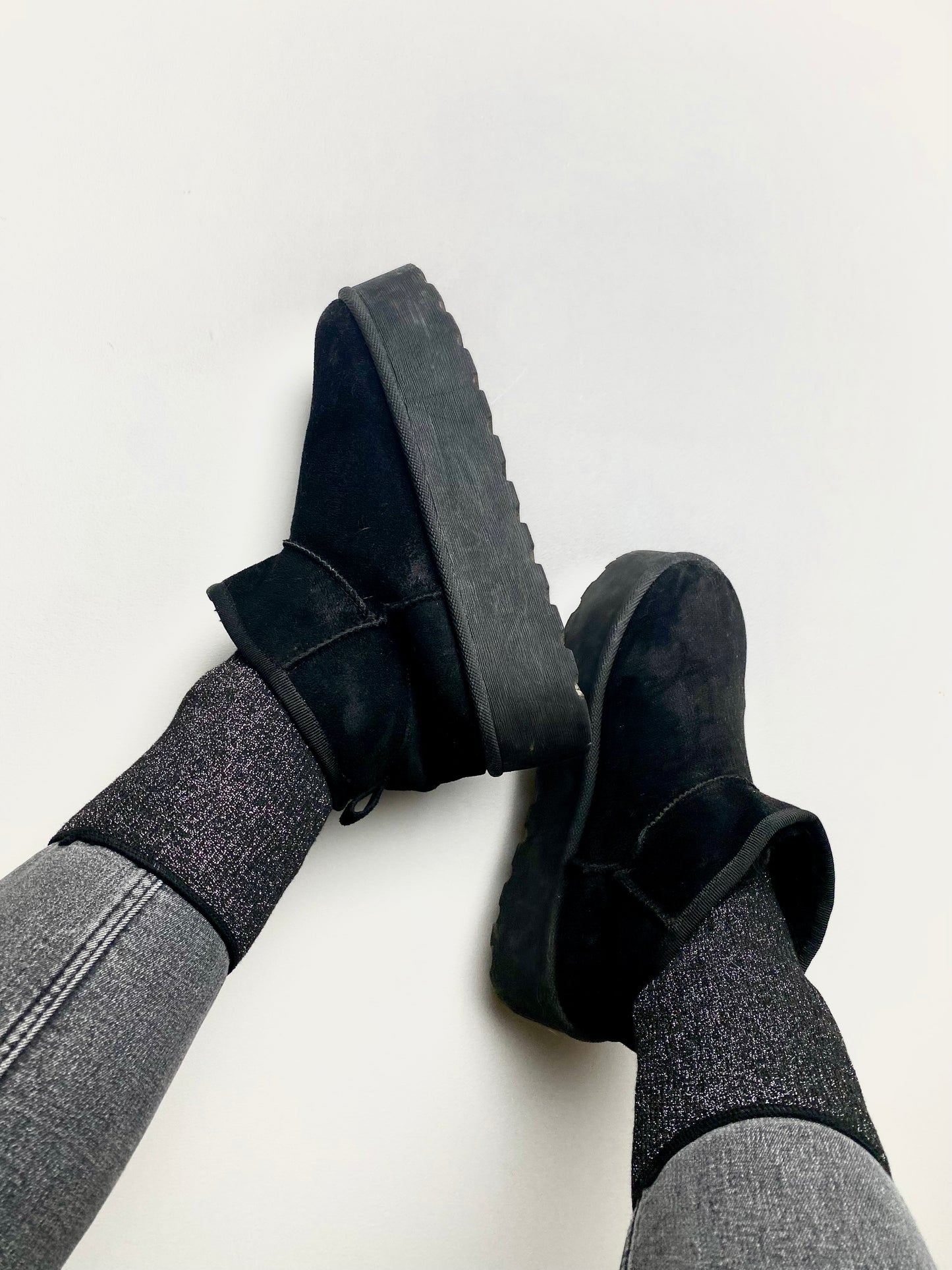 Chaussettes à paillettes « polaires »