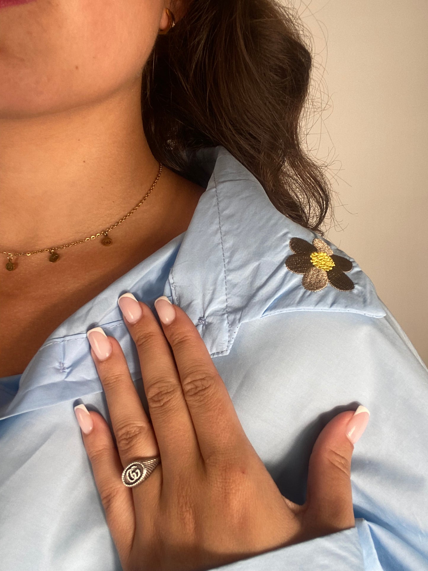 Chemise avec broderie MINELLI