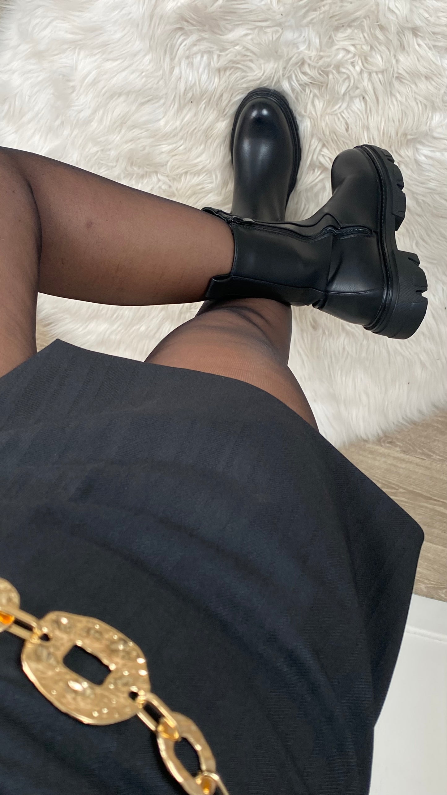Bottines noires CASSIE