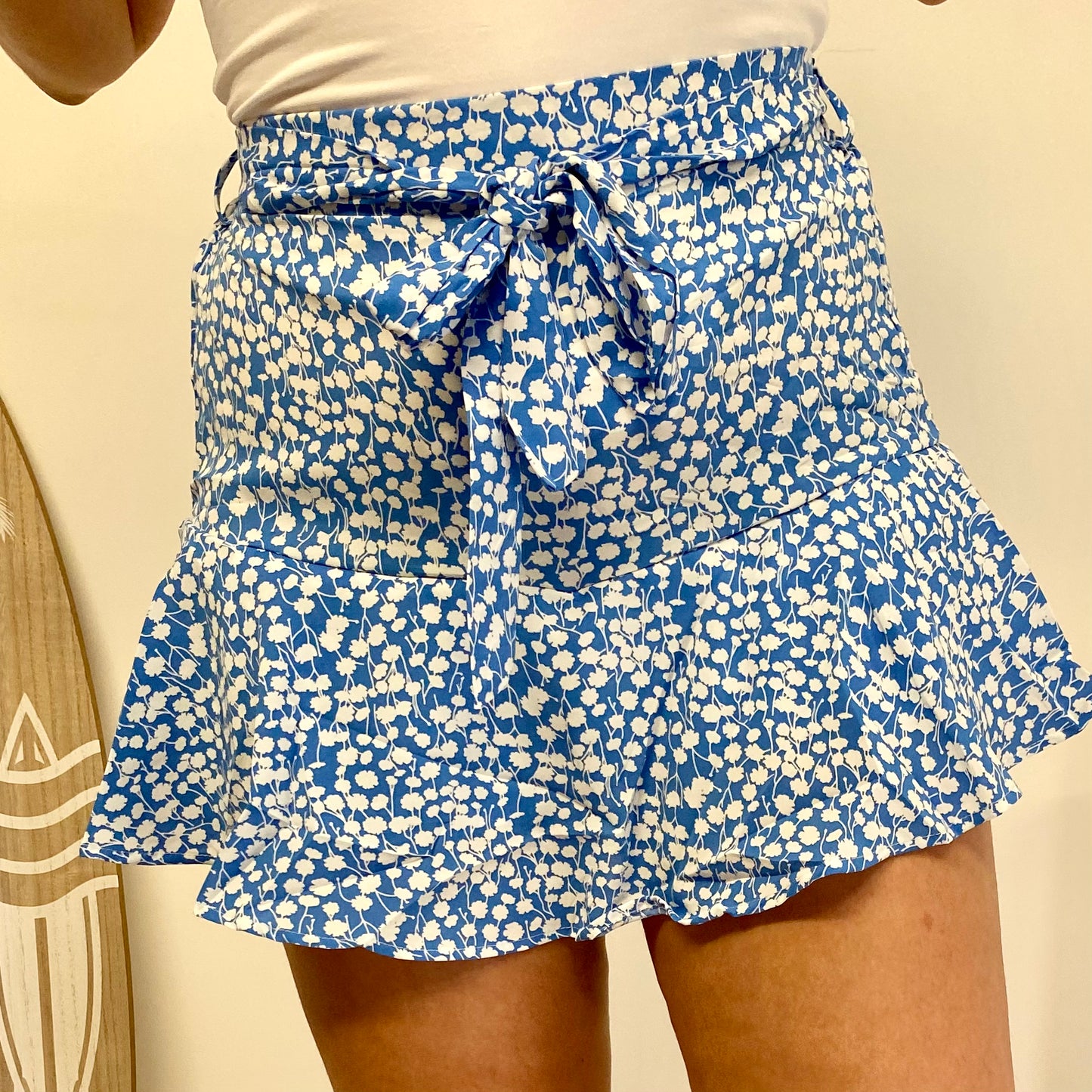 Jupe short Bleu CARAÏBE
