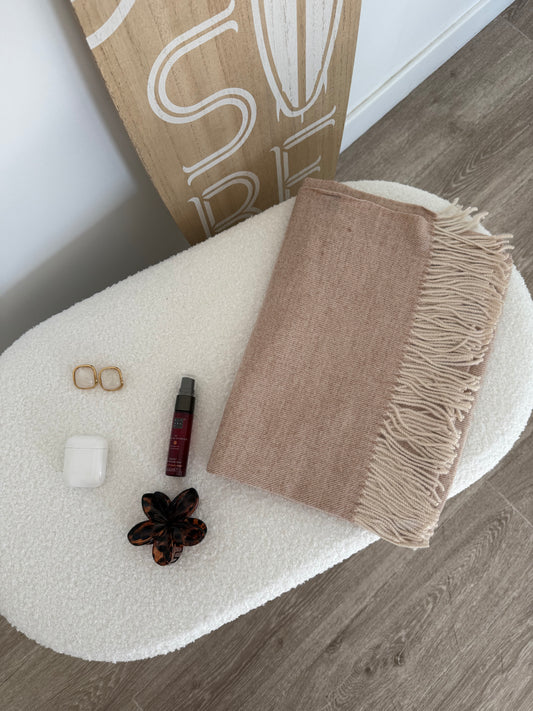 Écharpe XXL- BEIGE ROSÉ