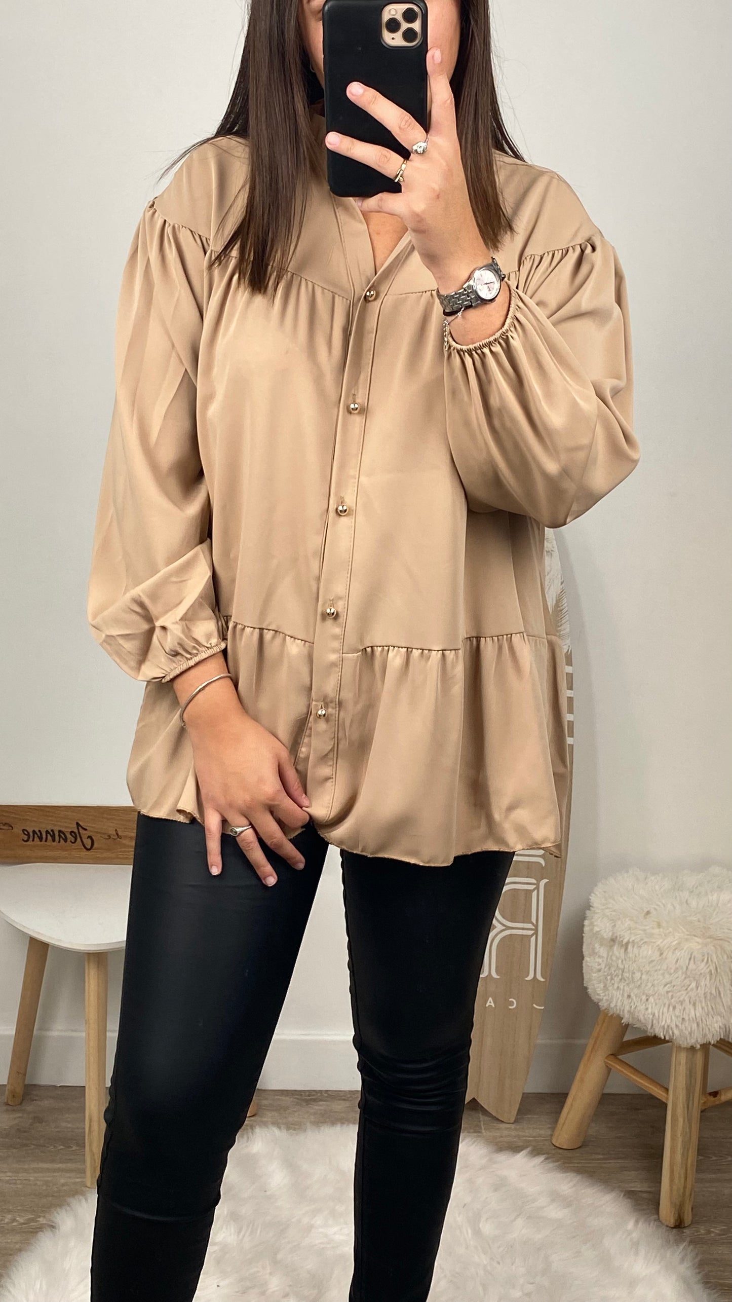 Blouse beige GIORGIA