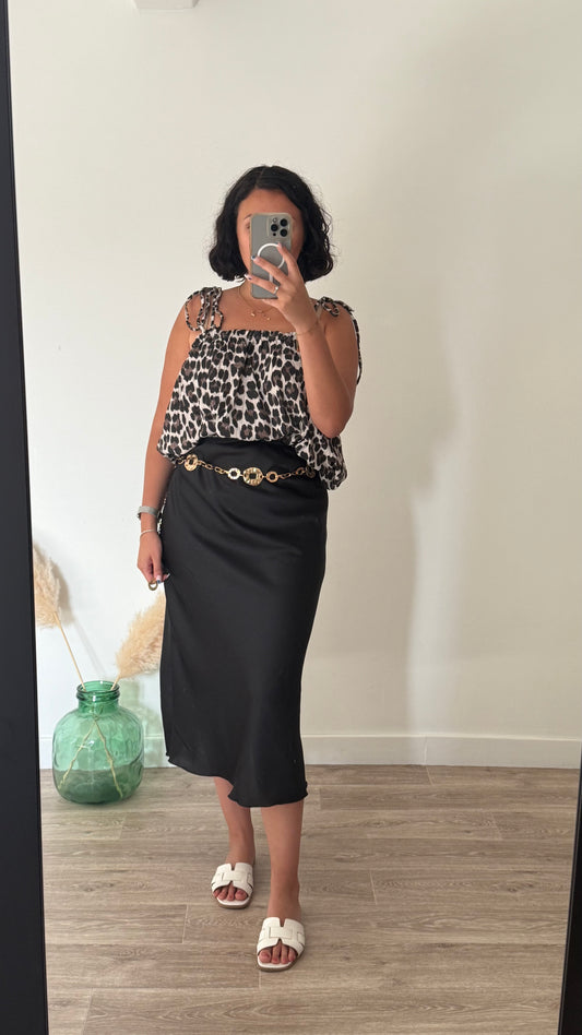 Débardeur en gaze de coton- LEO