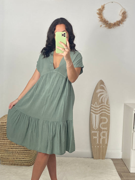 Robe Kaki - MARGOT (IMPARFAIT)