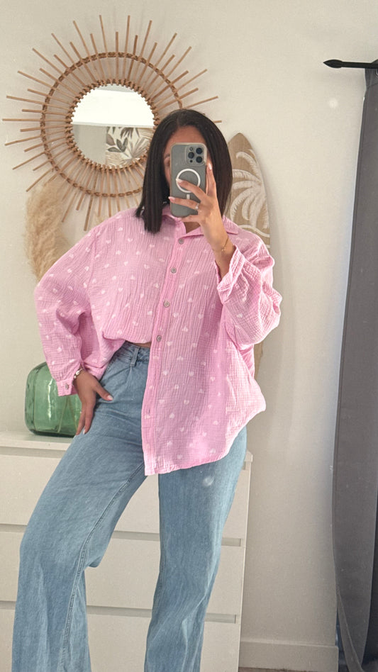 Chemise en gaze de coton- LOVERS