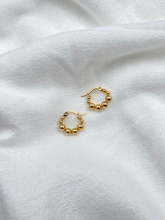 Boucles d'oreilles "GOLD PERLE"