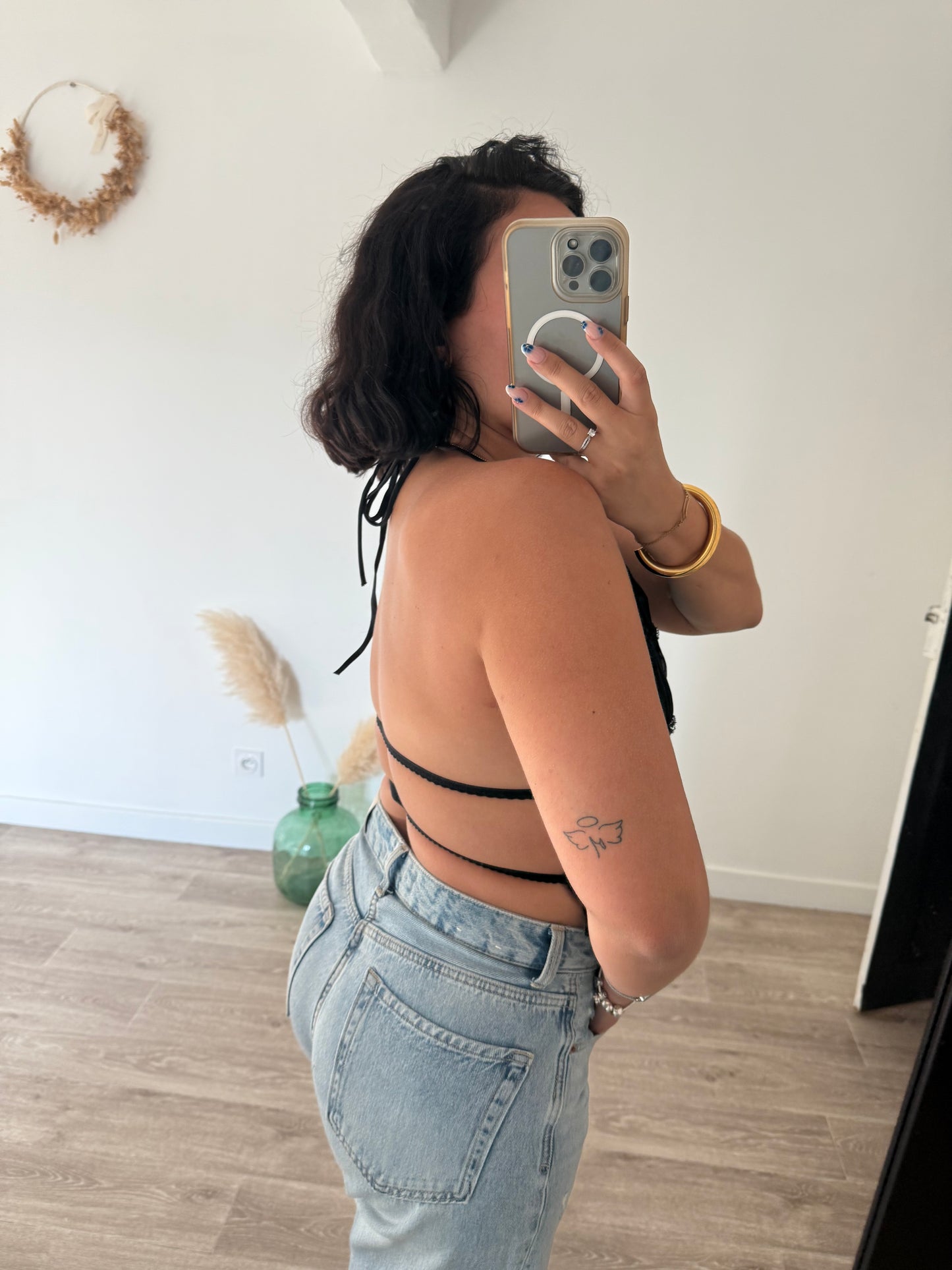 Top dos nu noir - JENNA