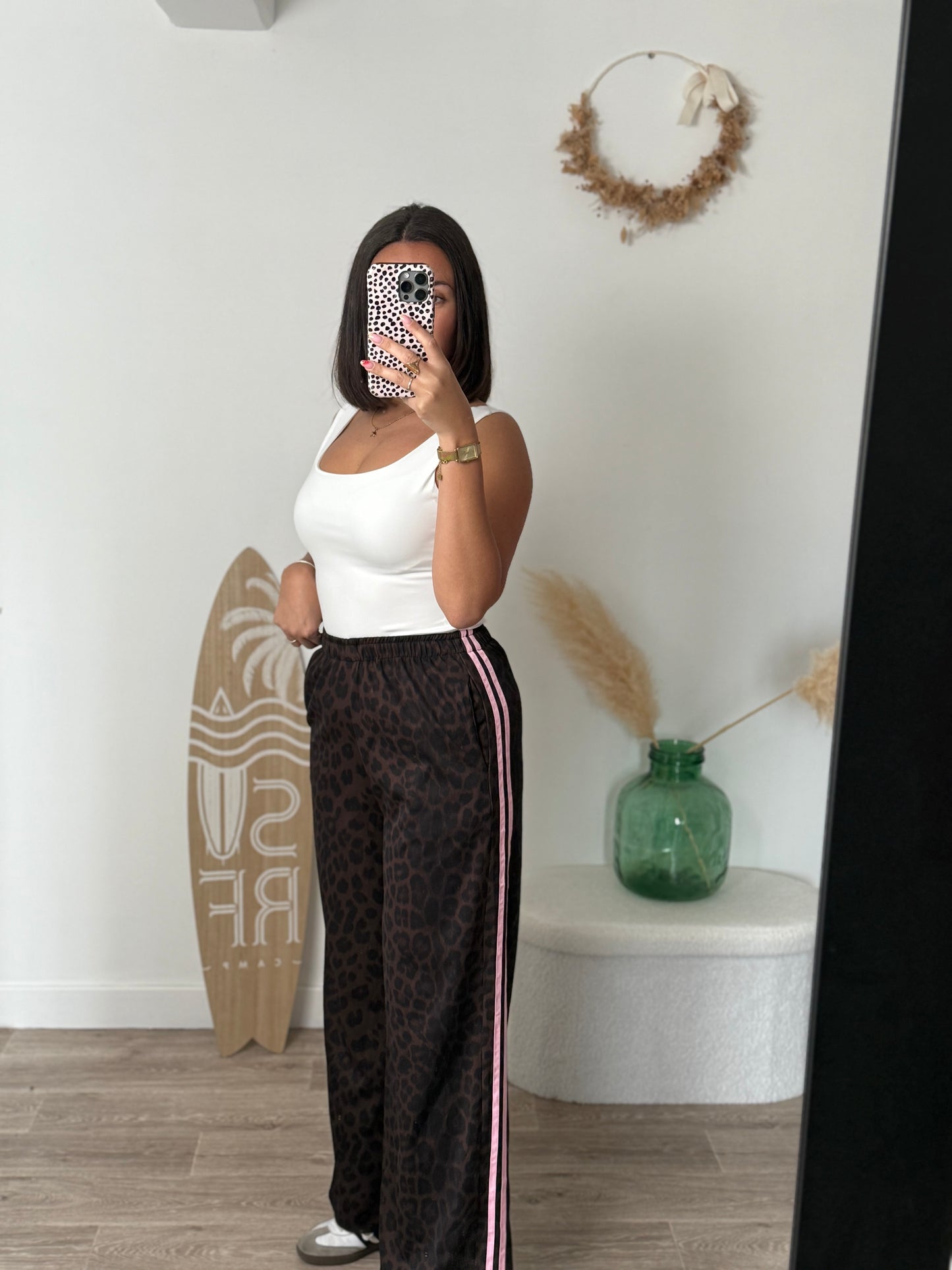 Jogging léopard rose - TRESSIA