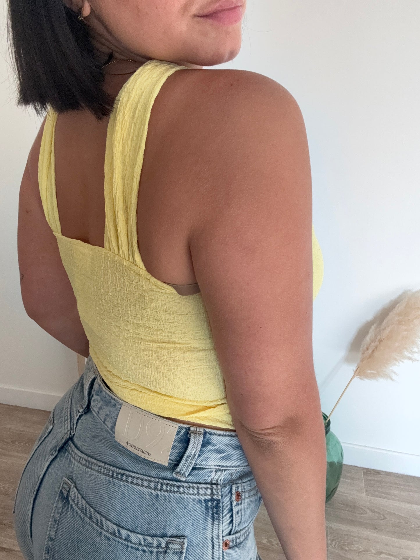 Top à détail doré- CAROLINA