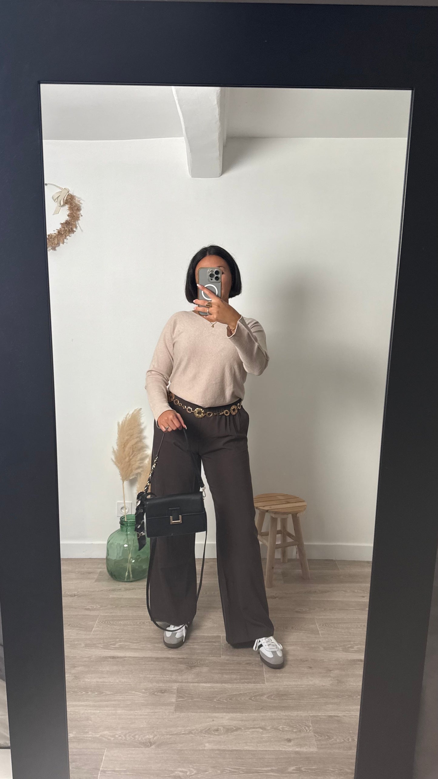 Pull fin beige - CORALINE