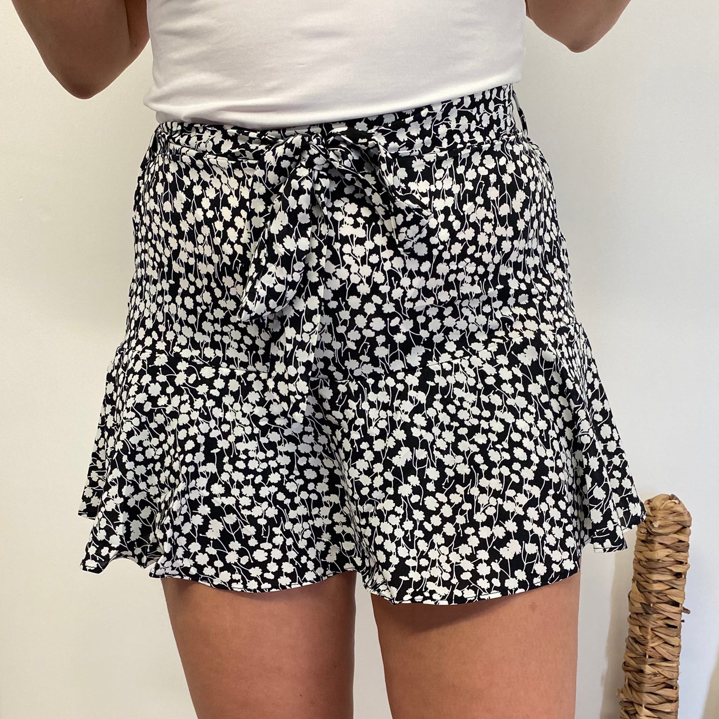 Jupe short Noir CARAÏBE