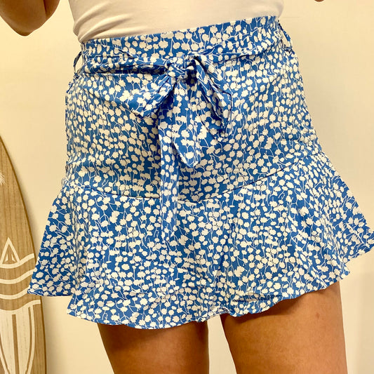 Jupe short Bleu CARAÏBE